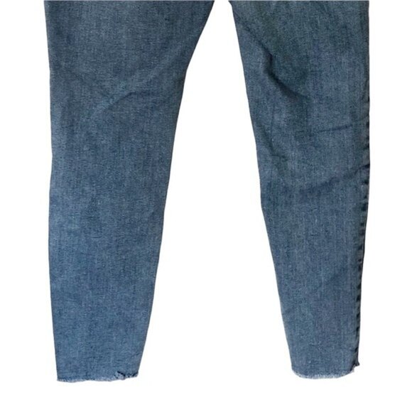 Everlane High Rise Skinny Jeans Blue Women’s Size 26 Distressed Stretch Denim - Picture 9 of 16